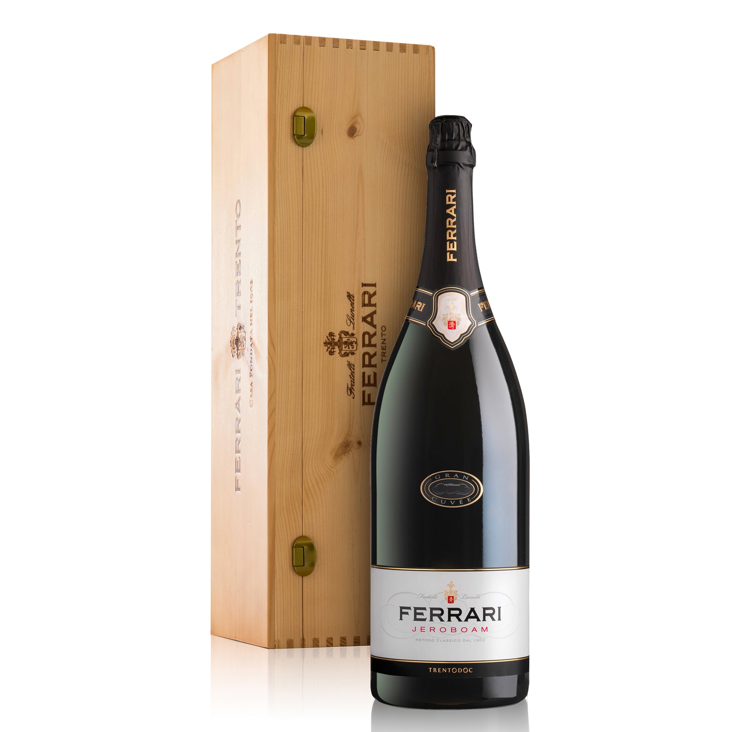 【LIMITED to 8 btls】Ferrari Brut - (Trentino) 3000ml x 1btl (with wooden box)