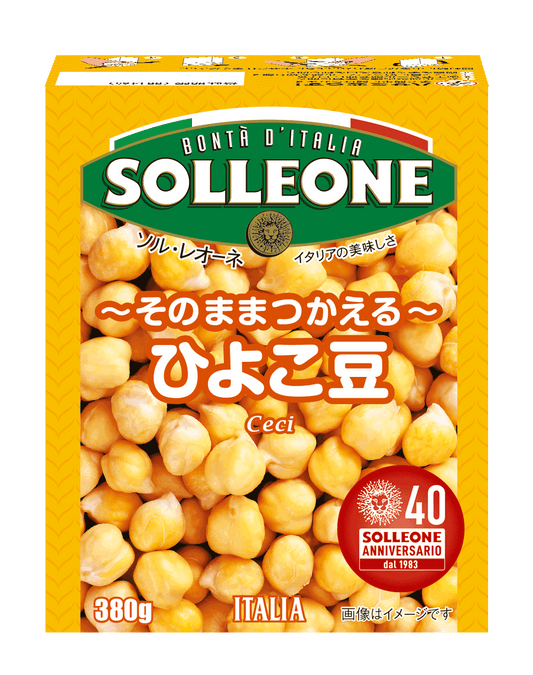 ソル・レオーネ ひよこ豆 (テトラパック) 380g x 16個