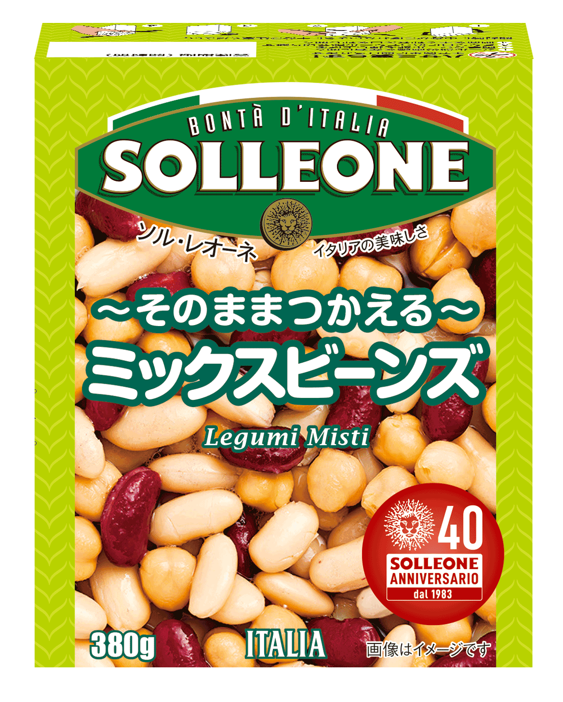 Mixed Beans - Solleone 380g x 16pc