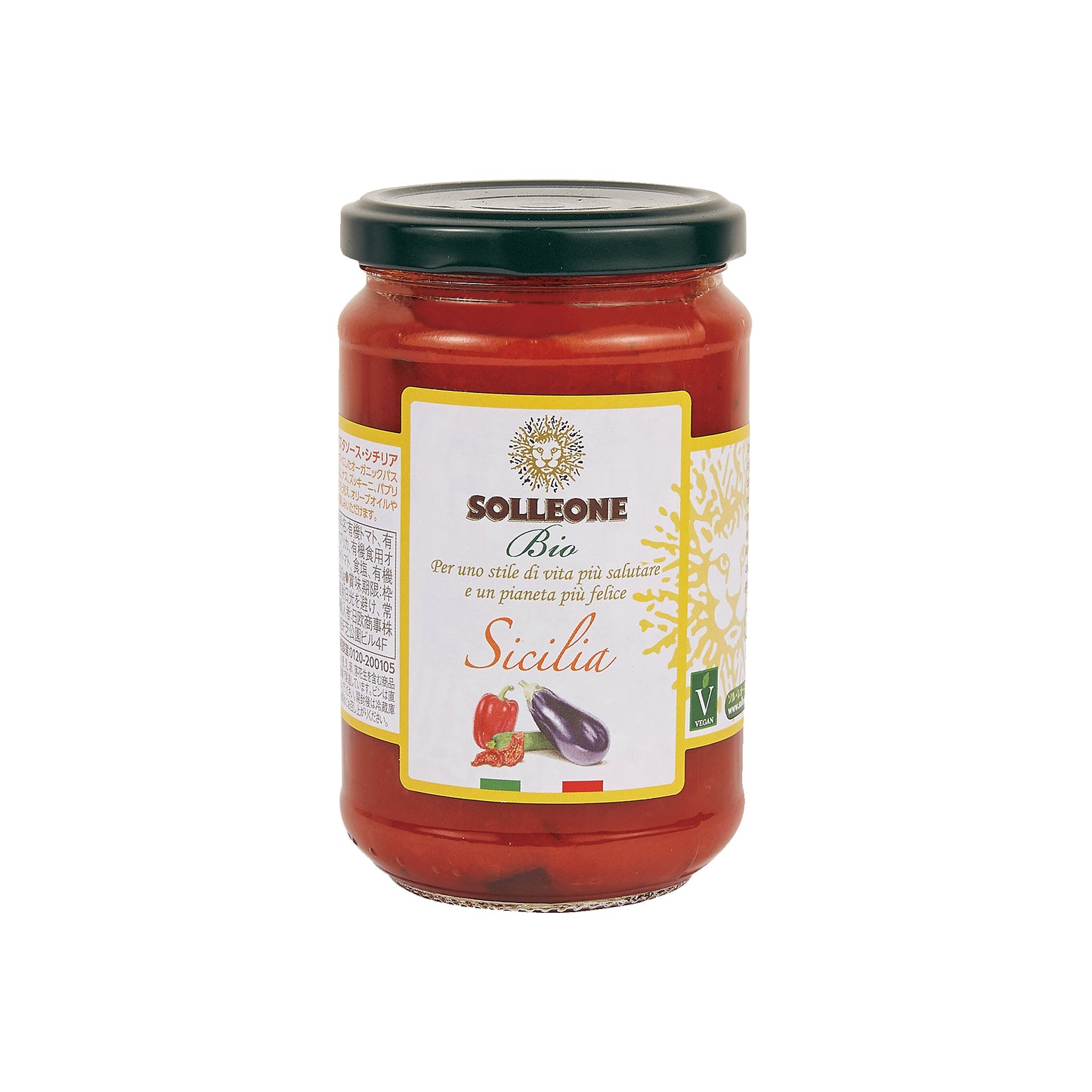 Premium Pasta Sauce "Sicilia" Organic - Solleone Bio 290g x 6pc