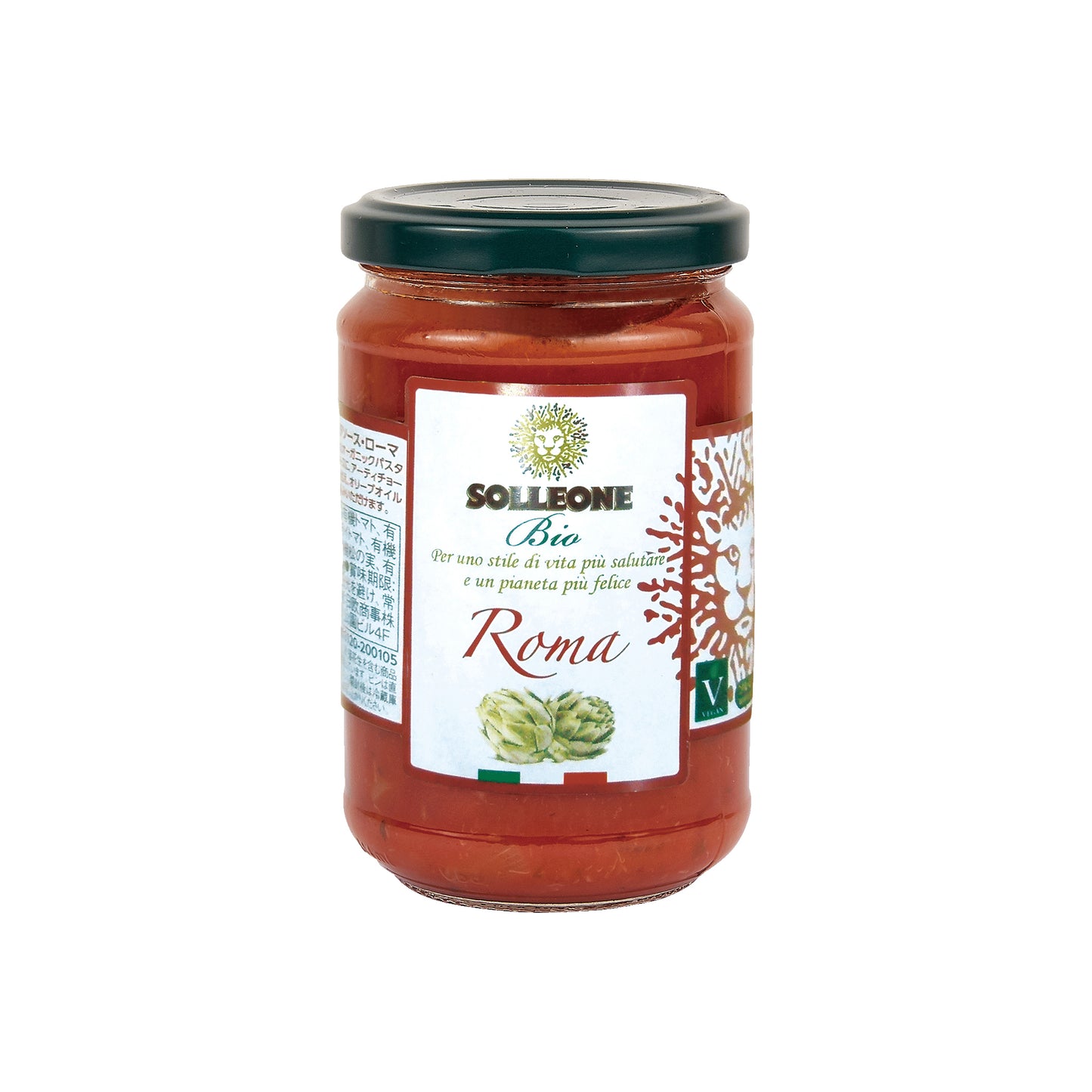 Premium Pasta Sauce "Roma" Organic - Solleone Bio 290g x 6pc